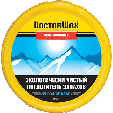 DoctorWax Экологически чистый поглотитель запаха "Дыхание альп" (227гр)