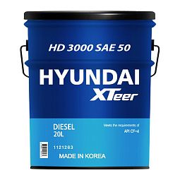 Моторное масло для коммерческого транспорта HYUNDAI XTeer HD 3000 SAE 50 (20л)