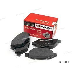 WEEN 151-1151 Тормозные колодки дисковые передние (комплект 4 шт.)