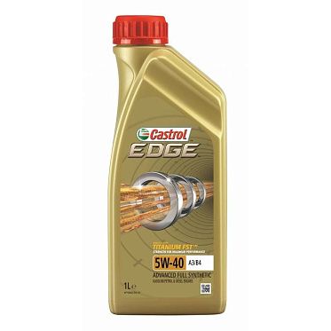 Моторные масла для легковых автомобилей CASTROL EDGE 5W-40 A3/B4  (1л)