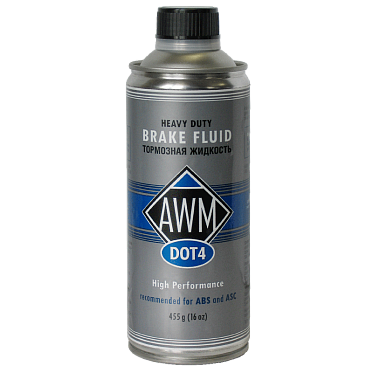 Жидкость тормозная AWM DOT 4 (455гр)