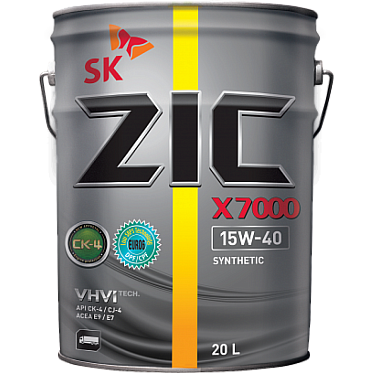 Моторное масло для коммерческого транспорта ZIC X7000 15W-40 (20л)
