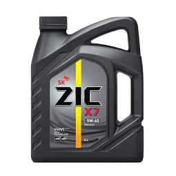 Моторное масло для легковых автомобилей ZIC X7 5W-40 (4л)