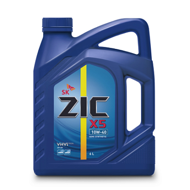 Моторное масло для легковых автомобилей ZIC X5 10W-40 (6л)