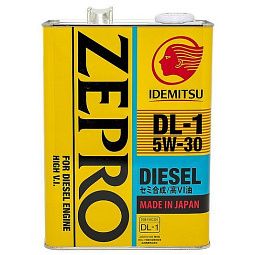 Моторное масло для легковых автомобилей IDEMITSU ZEPRO DIESEL DL-1 5W-30  (4л)