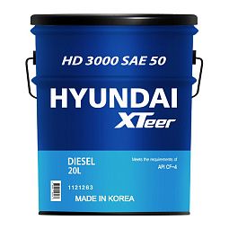 Моторное масло для коммерческого транспорта HYUNDAI XTeer HD 3000 SAE 60 (5л)