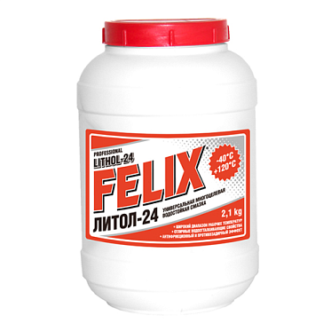 Смазка Литол-24 FELIX, банка, 2100гр.