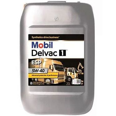 Дизельное моторное масло Mobil Delvac 1 ESP 5W-40 (20л)