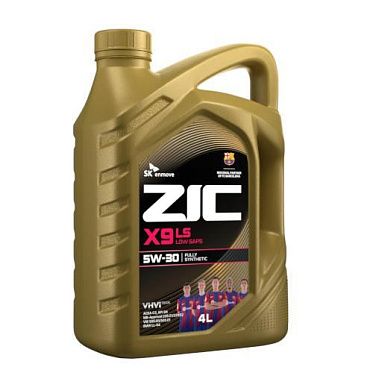 Моторное масло для легковых автомобилей ZIC X9 LS 5W-30 (4л)