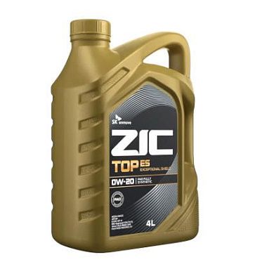 Моторное масло для легковых автомобилей ZIC TOP ES 0W-20 (4л)
