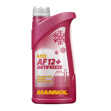 MANNOL Антифриз/Antifreeze AF12+ Longlife Красный (1л)