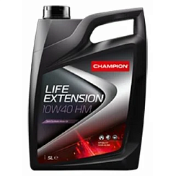 Моторное масло для легковых автомобилей CHAMPION LIFE EXTENSION 10W-40 HM (5л)