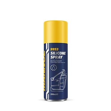 MANNOL 9953 Силиконовая водоотталкивающая смазка / Silicone Spray (200мл.)