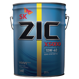 Моторное масло для коммерческого транспорта ZIC X5000 10W-40 (20л)
