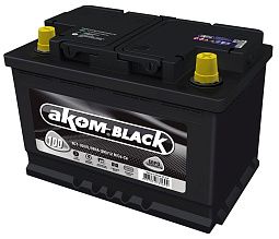 Аккумуляторная батарея 6СТ-100VL АКОМ BLACK Euro прав.