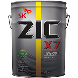 Моторное масло для легковых автомобилей ZIC X7 Diesel 5W-30 (20л)