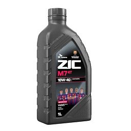 Масло для четырехтактных двигателей мототехники ZIC M7 4T 10W-40 (1л)