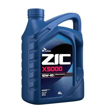Моторное масло для коммерческого транспорта ZIC X5000 10W-40 (4л)