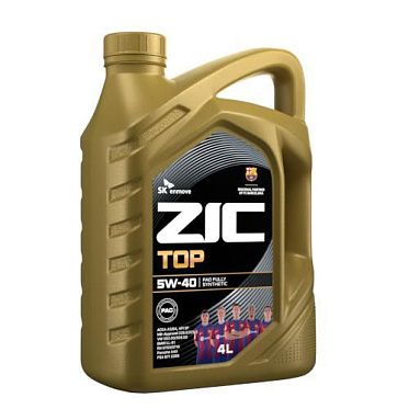 Моторное масло для легковых автомобилей ZIC TOP 5W-40 (4л)