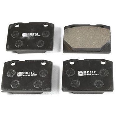 HOLA BD812 Колодки тормозные дисковые передние (комплект 4 шт.)
