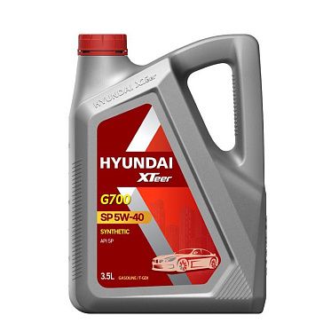 Моторное масло для легковых автомобилей HYUNDAI XTeer Gasoline G700 5W-40 SP (3,5л)