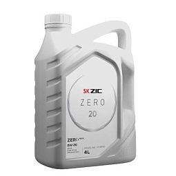 Моторное масло для легковых автомобилей ZIC ZERO 20 0W-20 (4л)