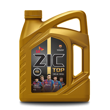 Моторное масло для легковых автомобилей ZIC TOP 0W-40 (4л)