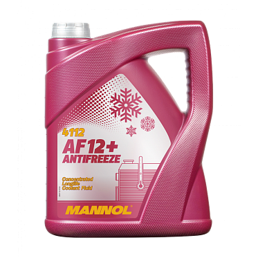 MANNOL Антифриз/Antifreeze AF12+ Longlife Красный (5л)