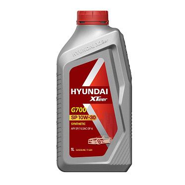 Моторное масло для легковых автомобилей HYUNDAI XTeer Gasoline G700 10W-30 SP (1л)