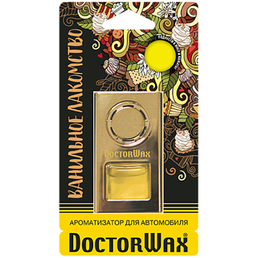 DoctorWax Ароматизатор воздуха на дефлектор обдува. Ванильное лакомство