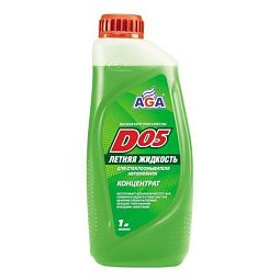 AGA Летняя жидкость для стеклоомывателей автомобилей "D05" (концентрат) (946мл)