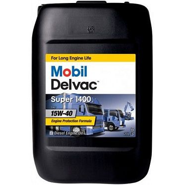 Дизельное моторное масло Mobil Delvac Super 1400 15W-40 (20л)