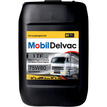 Трансмиссионное масло Mobil DELVAC 1 TF 75W-80 (20л)
