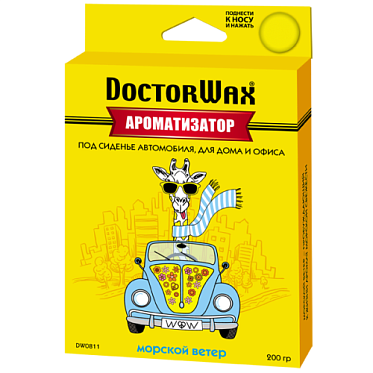 DoctorWax Ароматизатор воздуха под сиденье. Морской ветер