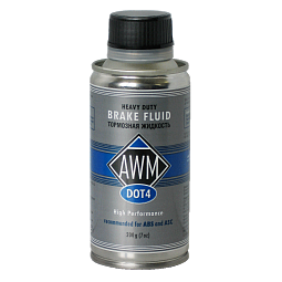 Жидкость тормозная AWM DOT 4 (200гр)
