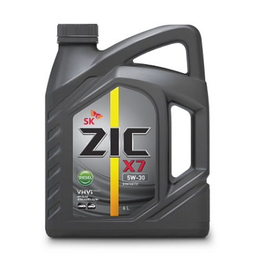 Моторное масло для легковых автомобилей ZIC X7 Diesel 5W-30 (6л)