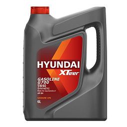 Моторное масло для легковых автомобилей HYUNDAI XTeer Gasoline G700 5W-40 SP (6л)