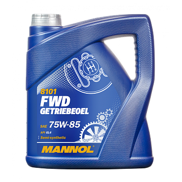 Трансмиссионное масло MANNOL FWD GETRIEBEOEL 75W-85 GL-4 (4л.)