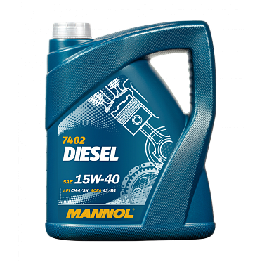 Моторное масло MANNOL Diesel SAE 15W-40 (5л.)