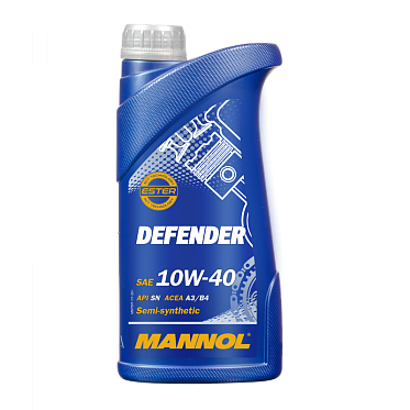 Моторное масло MANNOL Defender SAE 10W-40 (1л.)