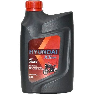 Масло для четырехтактных двигателей HYUNDAI XTeer 4T 20W-50 (0,7л)