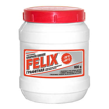 Смазка графитная FELIX, банка, 800гр.