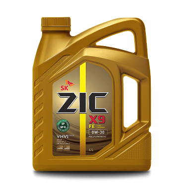 Моторное масло для легковых автомобилей ZIC X9 FE 0W-30 (4л)