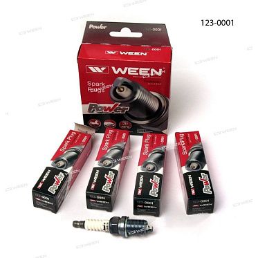 WEEN 123-0001 Свечи зажигания, серия Power (4 шт.)