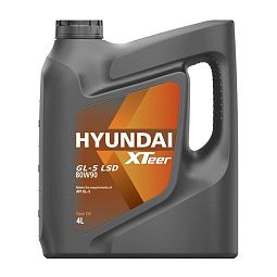 Трансмиссионное масло универсальное HYUNDAI XTeer Gear Oil-5 80W-90 LSD (4л)