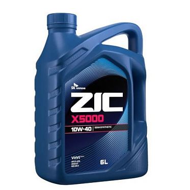 Моторное масло для коммерческого транспорта ZIC X5000 10W-40 (6л)
