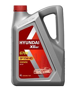 Моторное масло для легковых автомобилей HYUNDAI XTeer Gasoline G700 10W-40 SP (4л)