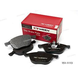 WEEN 151-1113 Тормозные колодки дисковые передние (комплект 4 шт.)
