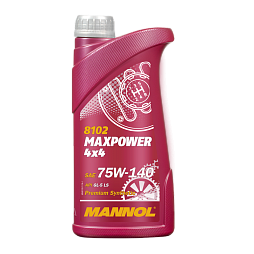 Трансмиссионное масло MANNOL MAXPOWER 4*4 75W-140 GL-5 LS (1л.)