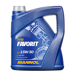 Моторное масло MANNOL Favorit SAE 15W-50 (4л.)